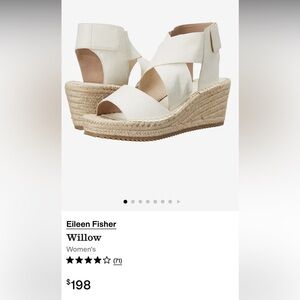 Eileen Fisher Willow Leather Espadrille 8